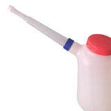 Maxbell Oil Measuring Container with Cap Oil Pot with Scale Automotive Oil Dispenser blue ring