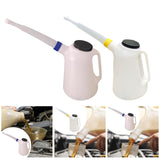 Maxbell Oil Jug Oil Pot Sealing with Spout for Motorcycle Vehicle Garage blue rings