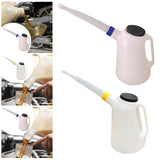 Maxbell Oil Jug Oil Pot Sealing with Spout for Motorcycle Vehicle Garage blue rings