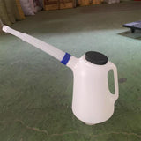Maxbell Oil Jug Oil Pot Sealing with Spout for Motorcycle Vehicle Garage blue rings