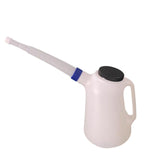 Maxbell Oil Jug Oil Pot Sealing with Spout for Motorcycle Vehicle Garage blue rings