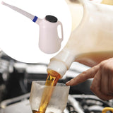 Maxbell Oil Jug Oil Pot Sealing with Spout for Motorcycle Vehicle Garage blue rings