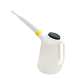 Maxbell Oil Jug Oil Pot Sealing with Spout for Motorcycle Vehicle Garage yellow rings