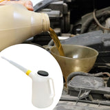 Maxbell Oil Jug Oil Pot Sealing with Spout for Motorcycle Vehicle Garage yellow rings