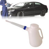 Maxbell Oil Measuring Dispensing Jug Oil Measuring Container for Car Motorcycle Blue