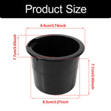 Maxbell Car Cup Holder Insert for Beverage Replacement for Marine Boat Yacht RV 9.5cmx7.7cm
