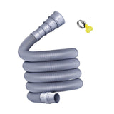 Maxbell Waste Water Pipe Kit Easily Install Foldable Professional with Clamp 3 m