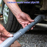 Maxbell Waste Water Pipe Kit Easily Install Foldable Professional with Clamp 4 m