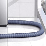 Maxbell Waste Water Pipe Kit Easily Install Foldable Professional with Clamp 5 m