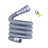 Maxbell Waste Water Pipe Kit Easily Install Foldable Professional with Clamp 5 m