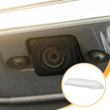 Maxbell Car Rear View Camera Shield Exterior Accessories Rear View Camera Protection white