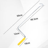 Maxbell Scissor Lift Jack Crank Handle Repairing Tool Sturdy Comfortable Replacement