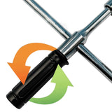 Maxbell Extended Lug Wrench Wheel Nut Remover Labor Saving Wheel Nut Wrench