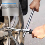 Maxbell Extended Lug Wrench Wheel Nut Remover Labor Saving Wheel Nut Wrench