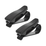 Maxbell Car Visor Sunglasses Holder Universal for Cars Trucks Car Ticket Card Holder Opp Packaging