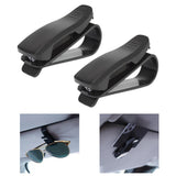 Maxbell Car Visor Sunglasses Holder Universal for Cars Trucks Car Ticket Card Holder Opp Packaging