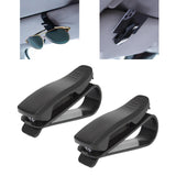 Maxbell Car Visor Sunglasses Holder Universal for Cars Trucks Car Ticket Card Holder Opp Packaging
