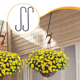 Maxbell 2 Pieces Brake Caliper Hanger Hooks Auto Brake Caliper Compression Tool Black