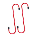 Maxbell 2 Pieces Brake Caliper Hanger Hooks Auto Brake Caliper Compression Tool Red