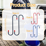 Maxbell 2 Pieces Brake Caliper Hanger Hooks Auto Brake Caliper Compression Tool Blue