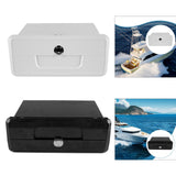 Maxbell Marine Deck Storage Box with Lock Tool Box Container for Tools Sundries white