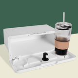 Maxbell Marine Deck Storage Box with Lock Tool Box Container for Tools Sundries white
