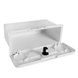 Maxbell Marine Deck Storage Box with Lock Tool Box Container for Tools Sundries white