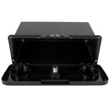 Maxbell Marine Deck Storage Box with Lock Tool Box Container for Tools Sundries black
