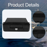 Maxbell Marine Deck Storage Box with Lock Tool Box Container for Tools Sundries black