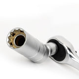 Maxbell 7 Pieces Ignition Plug Sockets Wrench for Motorbike Automotive Vehicles