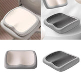 Maxbell Comfortable Seat Cushion Soft Breathable for Long Driving Desk Airplane Beige Gray