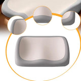 Maxbell Comfortable Seat Cushion Soft Breathable for Long Driving Desk Airplane Beige Gray