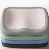 Maxbell Comfortable Seat Cushion Soft Breathable for Long Driving Desk Airplane Beige Gray