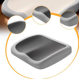 Maxbell Comfortable Seat Cushion Soft Breathable for Long Driving Desk Airplane Gray