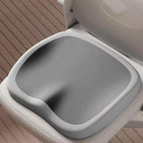 Maxbell Comfortable Seat Cushion Soft Breathable for Long Driving Desk Airplane Gray