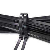 Maxbell 100Pcs Nylon Cable Wire Ties Wire Zip Ties for Fencing Garage Home 3.6mmx30cm