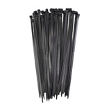 Maxbell 100Pcs Nylon Cable Wire Ties Wire Zip Ties for Fencing Garage Home 4.8mmx25cm