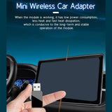 Maxbell Mini Wired to Wireless USB Car Adapter Sturdy Automotive Accessories Upgrade