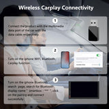 Maxbell Mini Wired to Wireless USB Car Adapter Sturdy Automotive Accessories Upgrade