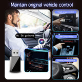 Maxbell Mini Wired to Wireless USB Car Adapter Sturdy Automotive Accessories Upgrade