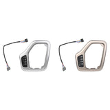 Maxbell Transmission Shifter Bezel 68413957AA Easy to Install for Jeep Cherokee Silver