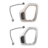Maxbell Transmission Shifter Bezel 68413957AA Easy to Install for Jeep Cherokee Silver