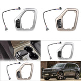 Maxbell Transmission Shifter Bezel 68413957AA Easy to Install for Jeep Cherokee Silver