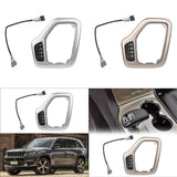 Maxbell Transmission Shifter Bezel 68413957AA Easy to Install for Jeep Cherokee Silver