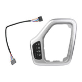 Maxbell Transmission Shifter Bezel 68413957AA Easy to Install for Jeep Cherokee Silver