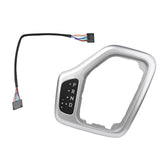 Maxbell Transmission Shifter Bezel 68413957AA Easy to Install for Jeep Cherokee Silver