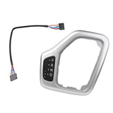 Maxbell Transmission Shifter Bezel 68413957AA Easy to Install for Jeep Cherokee Silver