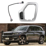 Maxbell Transmission Shifter Bezel 68413957AA Easy to Install for Jeep Cherokee Silver