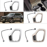 Maxbell Transmission Shifter Bezel 68413957AA Easy to Install for Jeep Cherokee Silver