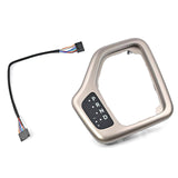 Maxbell Transmission Shifter Bezel 68413957AA Easy to Install for Jeep Cherokee Gold